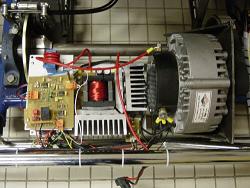 Convertisseur 25V 50A mont� sur le kart